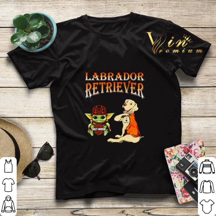 Baby Yoda Motor Harley Davidson Cycles Labrador Retriever shirt sweater 4 - Baby Yoda Motor Harley Davidson Cycles Labrador Retriever shirt sweater