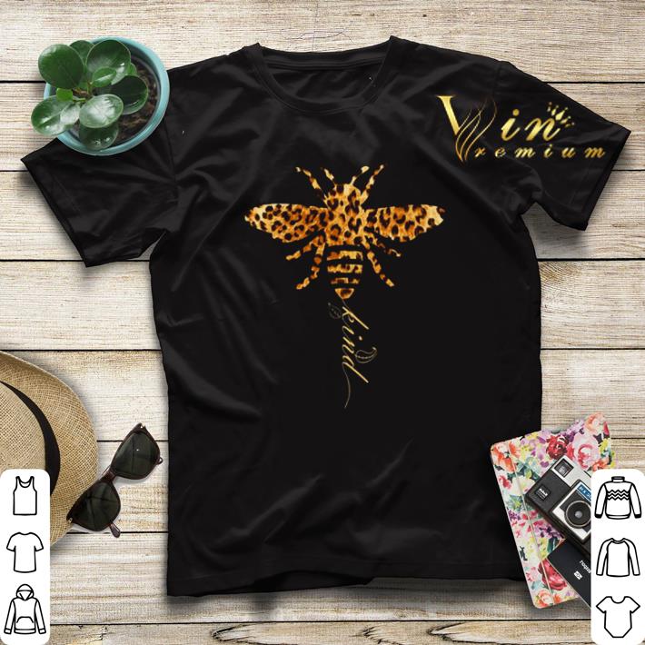 Bee Kind and Leopard shirt sweater Bee Kind and Leopard shirt sweater 4 - Bee Kind and Leopard shirt sweater