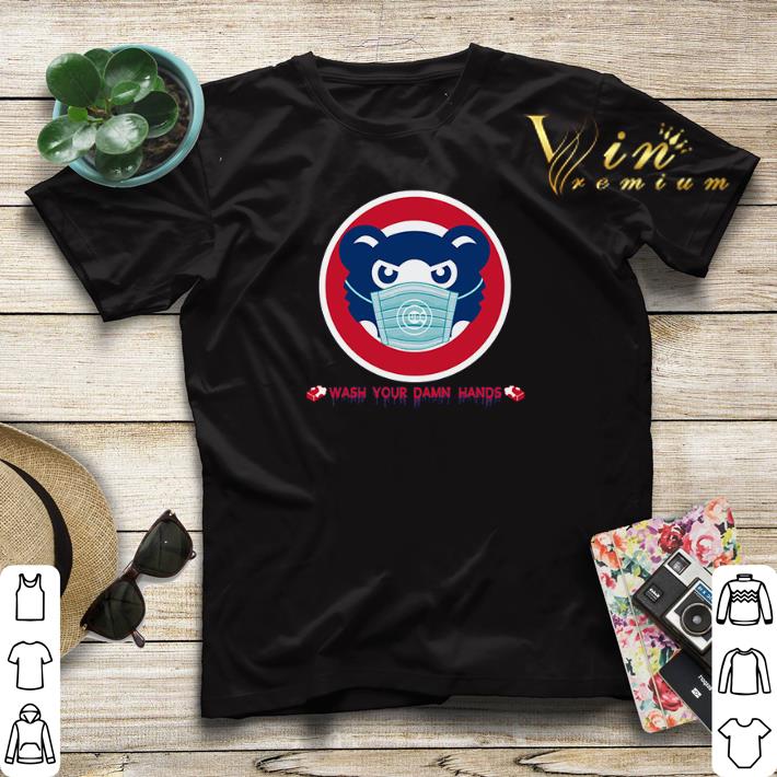 Chicago Cubs masked wash your damn hands Covid 19 shirt sweater 4 - Chicago Cubs masked wash your damn hands Covid-19 shirt sweater