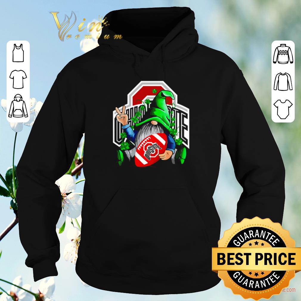 Funny Gnomes hug Ohio State Buckeyes St Patrick s day shirt sweater 4 - Funny Gnomes hug Ohio State Buckeyes St. Patrick’s day shirt sweater