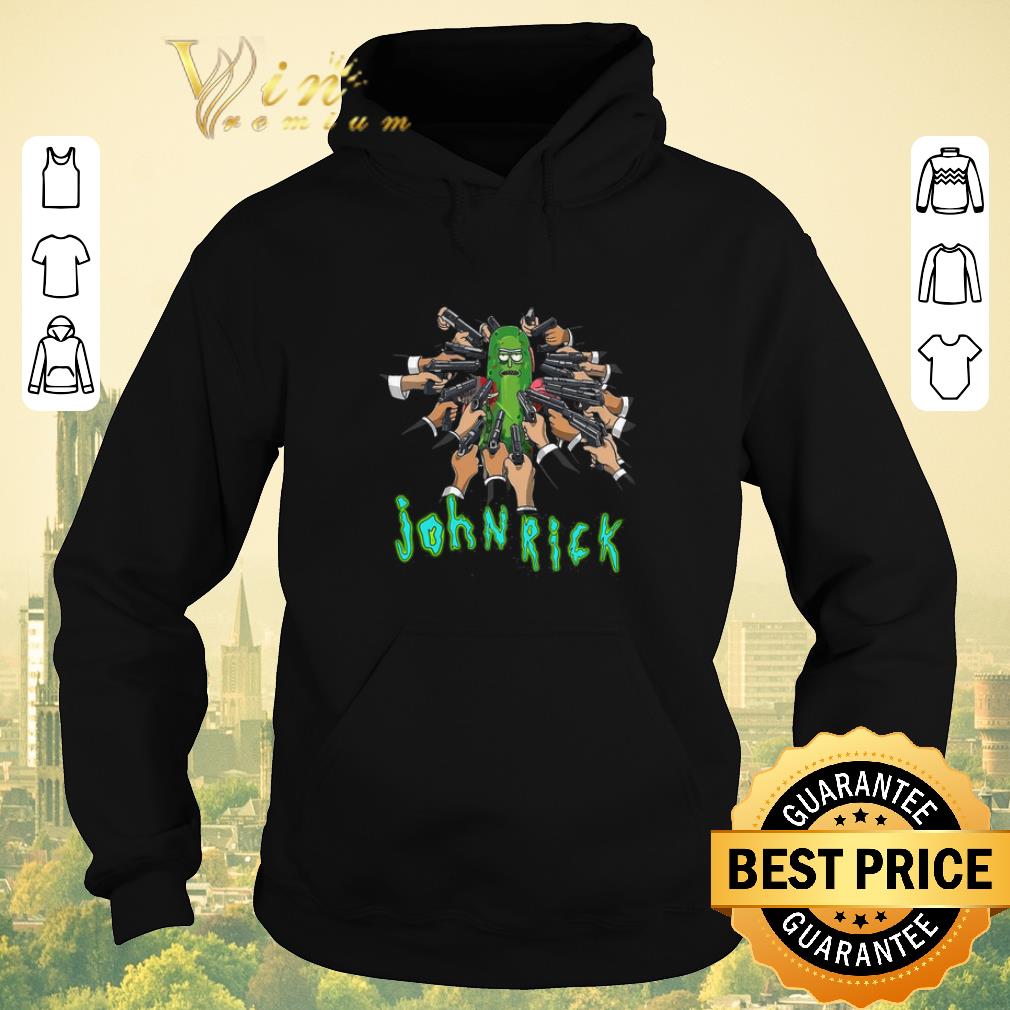 Funny John Wick and Pickle Rick shirt sweater 4 - Funny John Wick and Pickle Rick shirt sweater