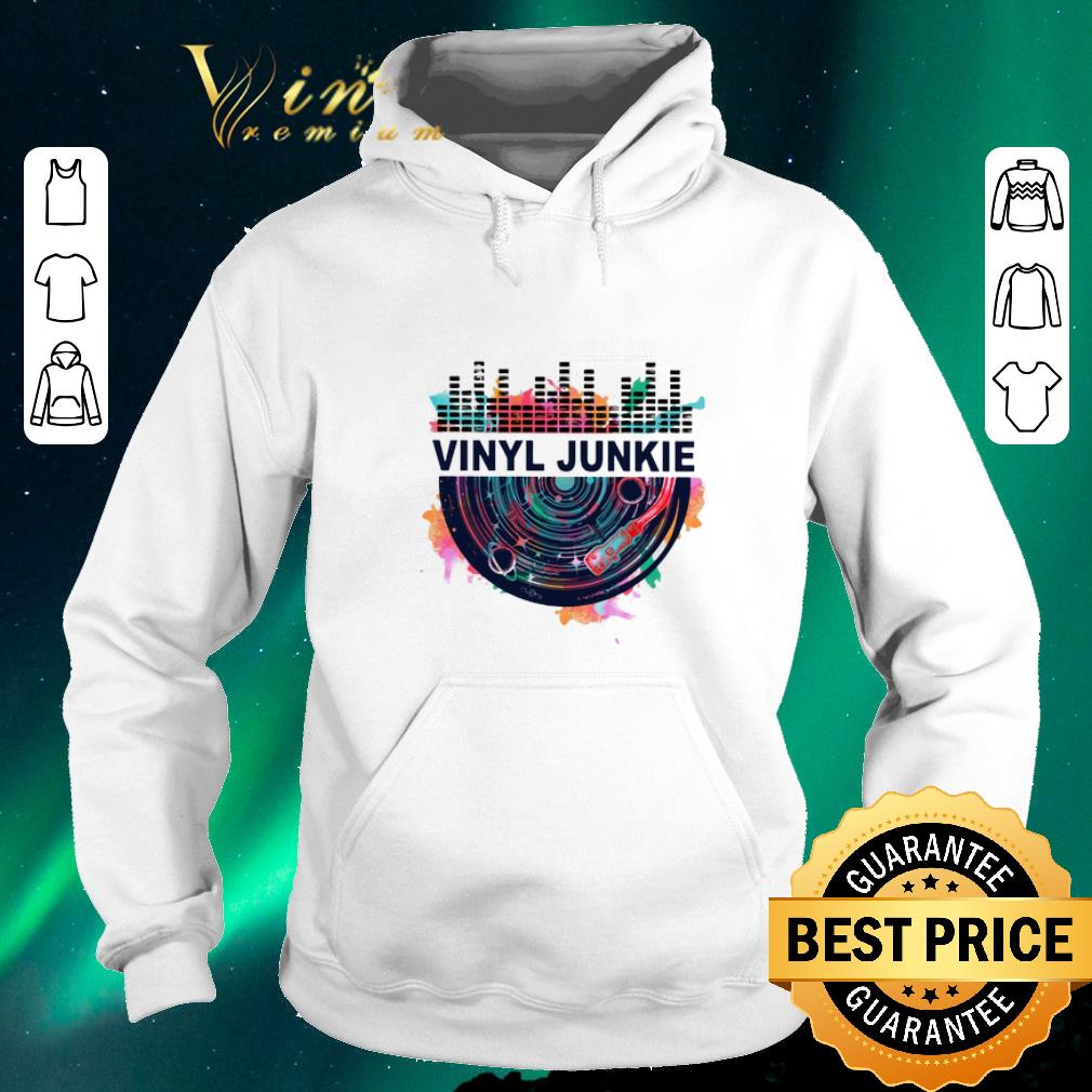 Hot Colors Vinyl Junkie records music shirt sweater 4 - Hot Colors Vinyl Junkie records music shirt sweater