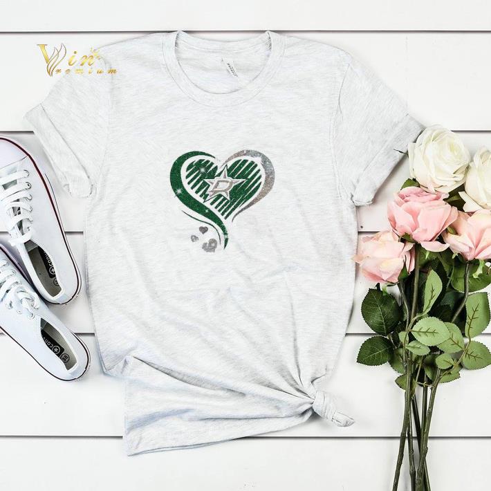 Love Dallas Stars Diamond Heart shirt sweater 4 - Love Dallas Stars Diamond Heart shirt sweater