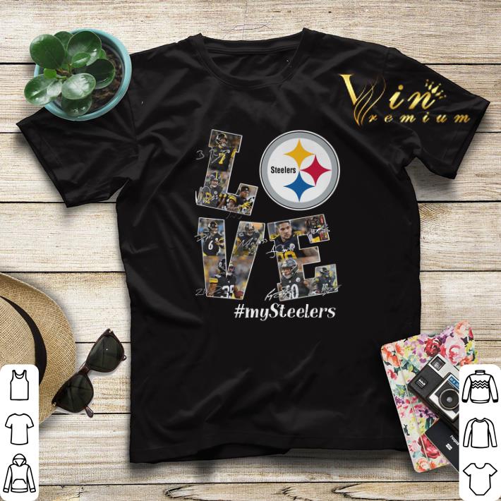 Love Pittsburgh Steelers my Steelers Signatures shirt sweater Love Pittsburgh Steelers my Steelers Signatures shirt sweater 4 - Love Pittsburgh Steelers my Steelers Signatures shirt sweater