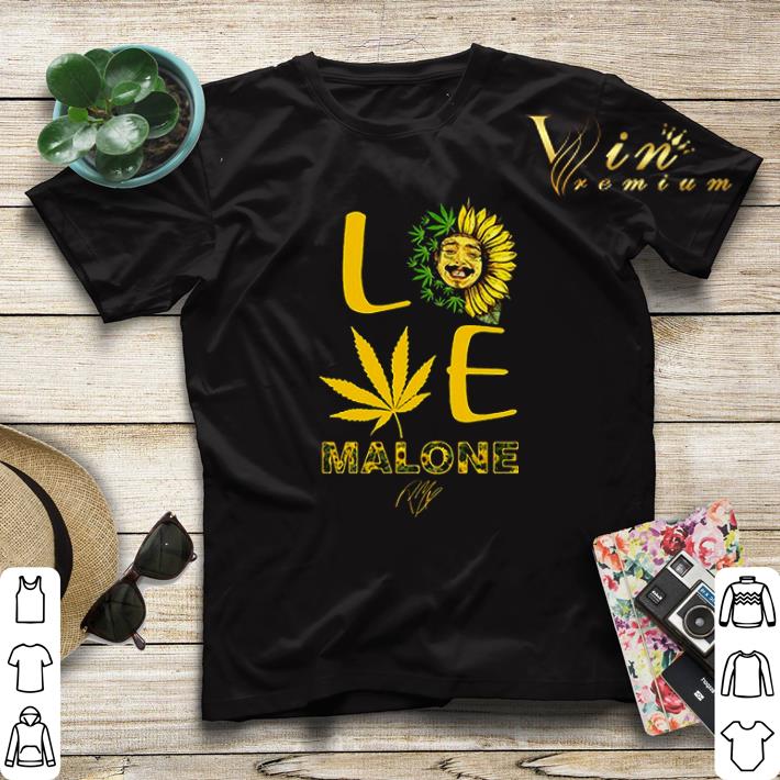 Love sunflower weed cannabis Post Malone signature shirt sweater Love sunflower weed cannabis Post Malone signature shirt sweater 4 - Love sunflower weed cannabis Post Malone signature shirt sweater