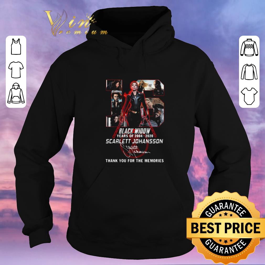 Nice 16 Black Widow years of 2004 2020 Scarlett Johansson signature shirt sweater Nice 16 Black Widow years of 2004 2020 Scarlett Johansson signature shirt sweater 4 - Nice 16 Black Widow years of 2004 2020 Scarlett Johansson signature shirt sweater