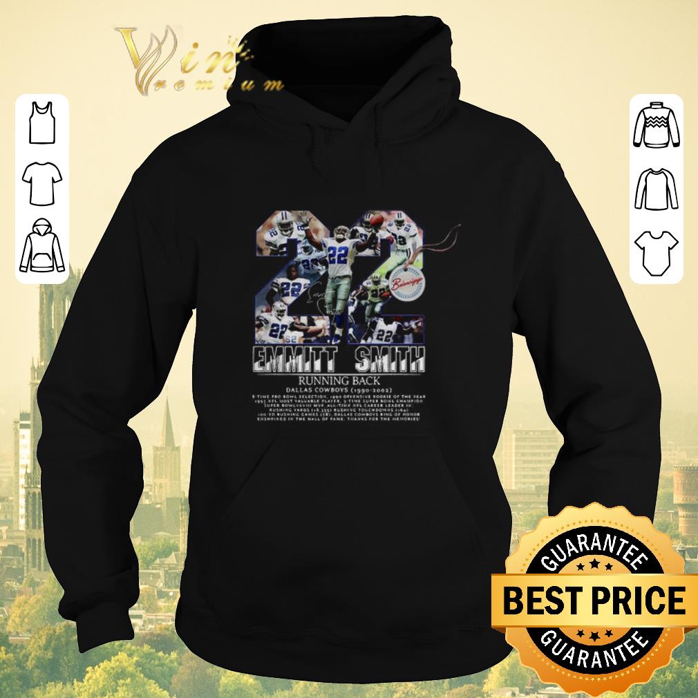 Nice 22 Emmitt Smith signature Running Back Dallas Cowboys 1990 2002 shirt sweater 4 - Nice 22 Emmitt Smith signature Running Back Dallas Cowboys 1990-2002 shirt sweater