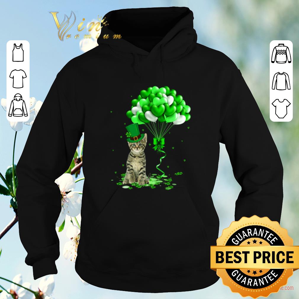 Official Cat balloons heart St Patrick s Day 2020 shirt sweater 4 - Official Cat balloons heart St. Patrick's Day 2020 shirt sweater