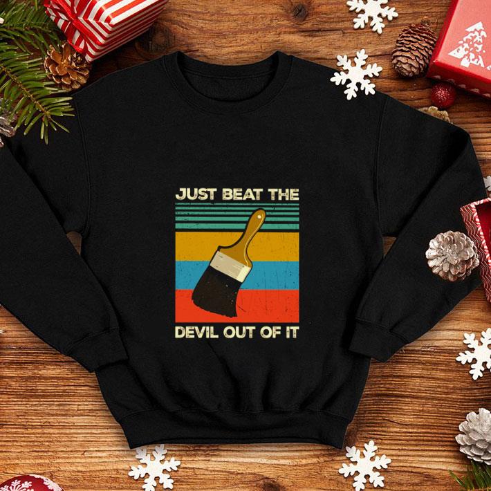 Official Just beat the devil out of it vintage shirt Official Just beat the devil out of it vintage shirt 4 - Official Just beat the devil out of it vintage shirt