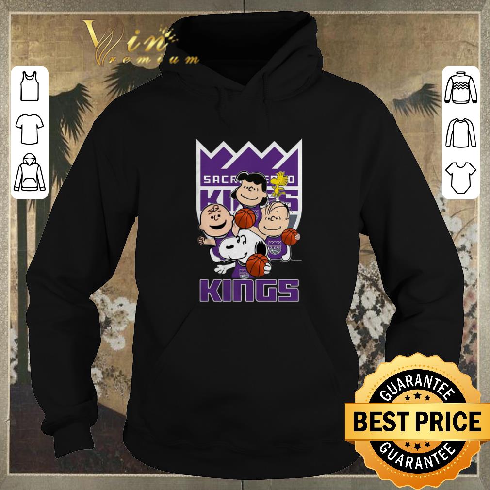 Official Peanuts characters Sacramento Kings logo shirt sweater 4 - Official Peanuts characters Sacramento Kings logo shirt sweater