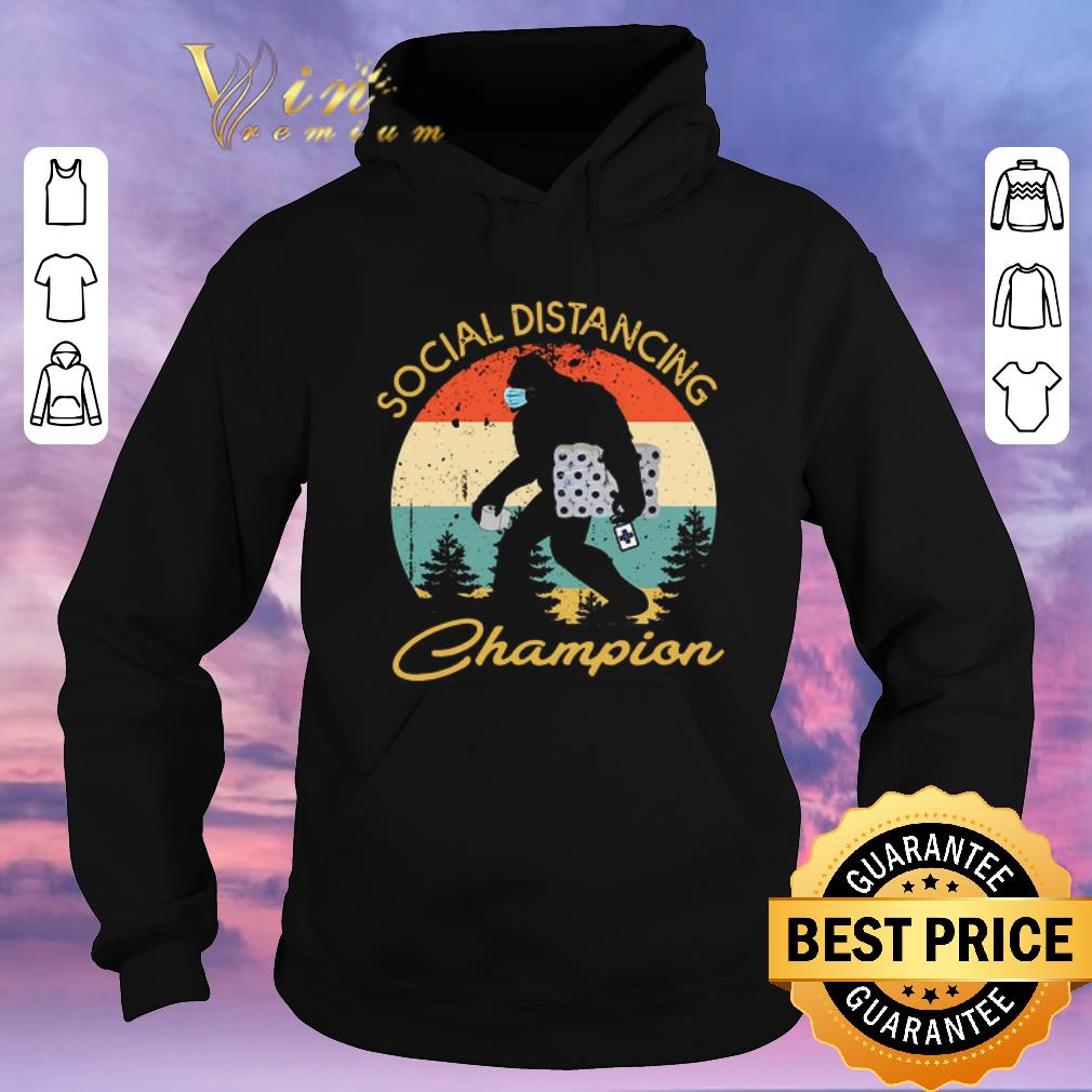 Original Bigfoot hug toilet paper social distancing champion vintage shirt sweater 4 - Original Bigfoot hug toilet paper social distancing champion vintage shirt sweater