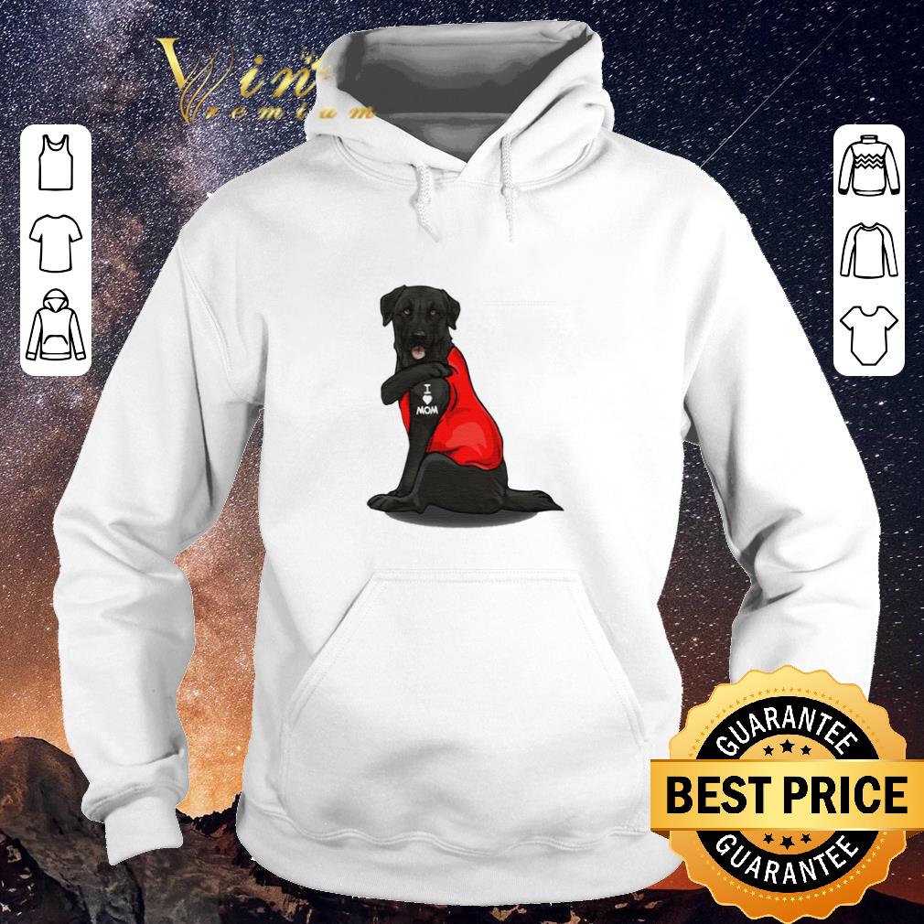 Original Black Golden Retriever I Love Mom Tattoo shirt sweater 4 - Original Black Golden Retriever I Love Mom Tattoo shirt sweater