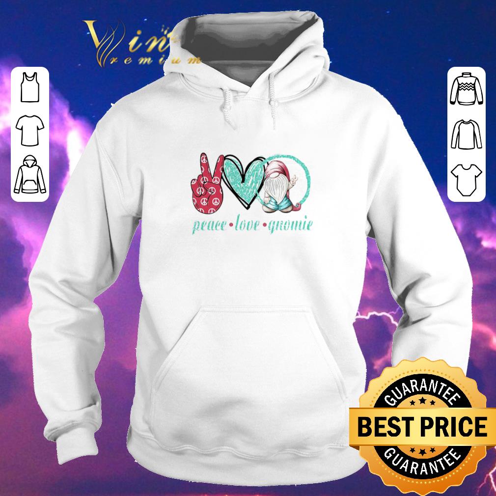 Original Peace Love Gnomie shirt sweater 4 - Original Peace Love Gnomie shirt sweater