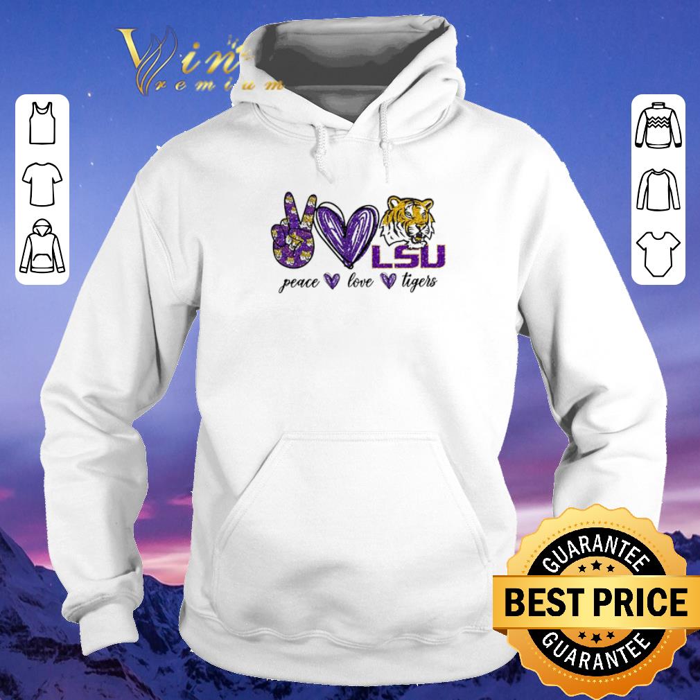 Original Peace Love LSU Tigers logo shirt sweater 4 - Original Peace Love LSU Tigers logo shirt sweater
