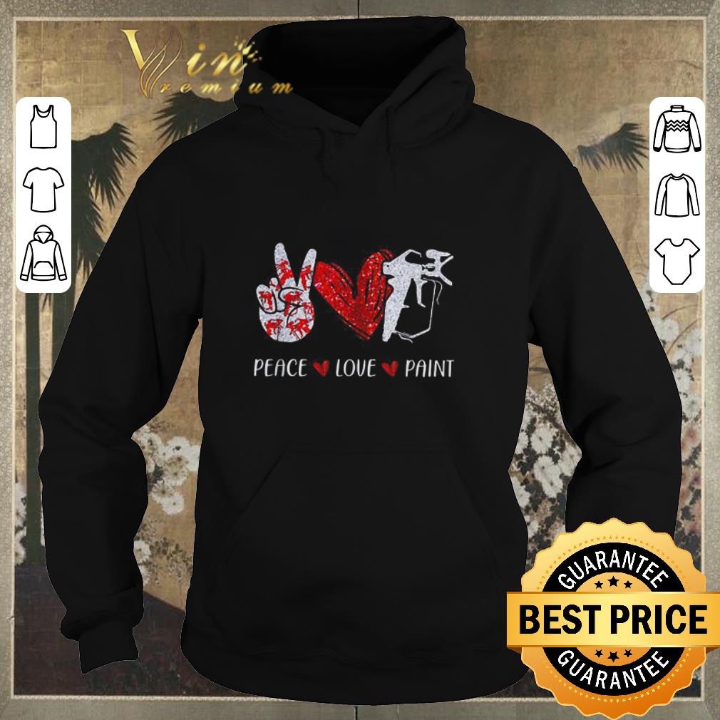 Original Peace love paint Spray gun shirt sweater Original Peace love paint Spray gun shirt sweater 4 - Original Peace love paint Spray gun shirt sweater