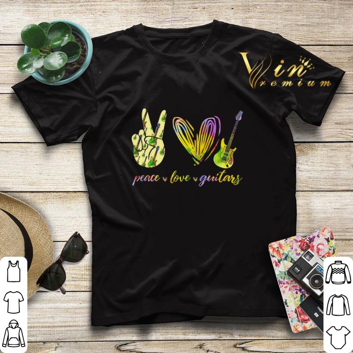 Peace Love Guitars special version shirt sweater 4 - Peace Love Guitars special version shirt sweater
