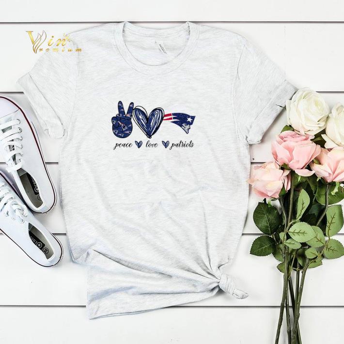 Peace Love New England Patriots logo shirt sweater 4 - Peace Love New England Patriots logo shirt sweater