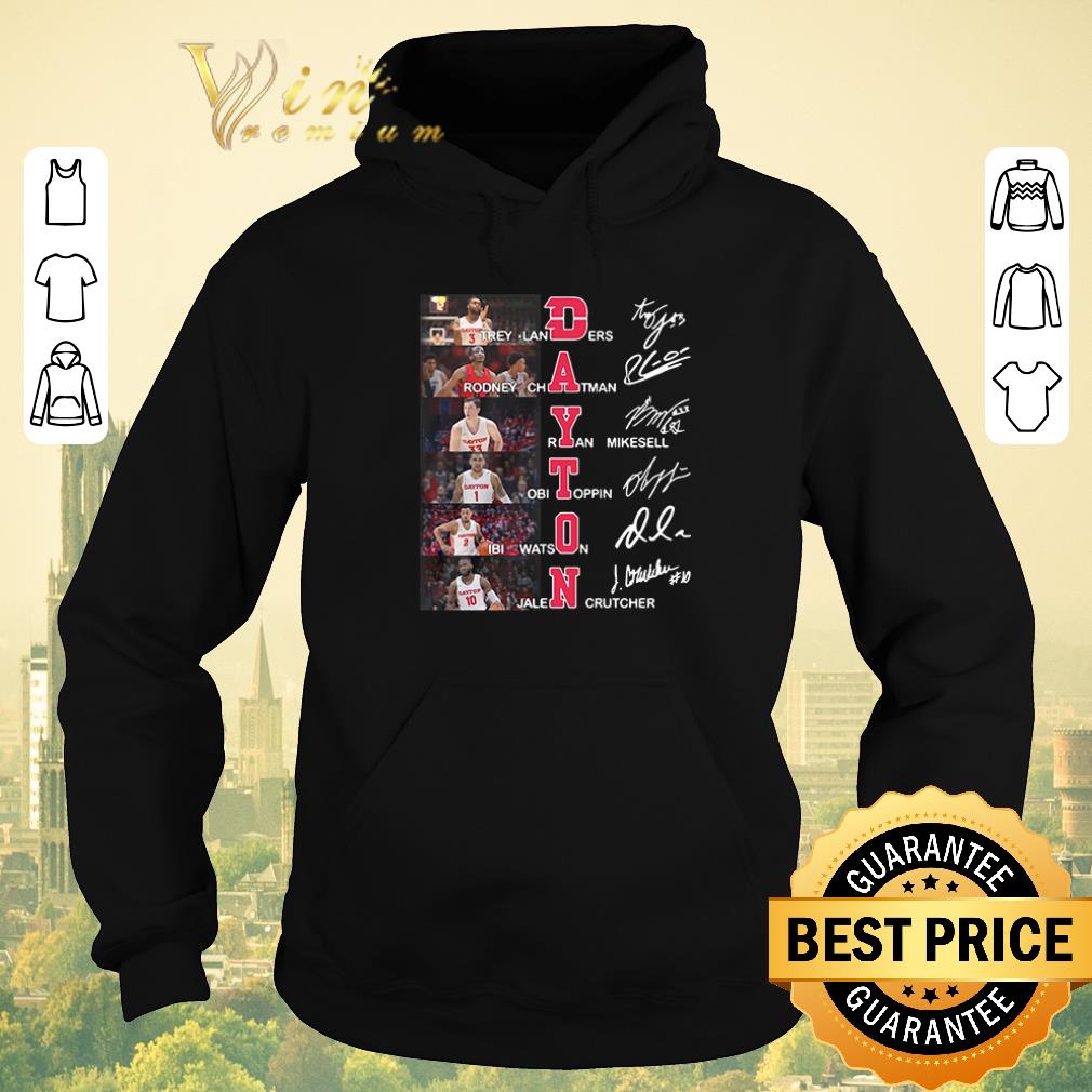 Premium Dayton Flyers Trey Landers Rodney Chatman all character signatures shirt sweater 4 - Premium Dayton Flyers Trey Landers Rodney Chatman all character signatures shirt sweater