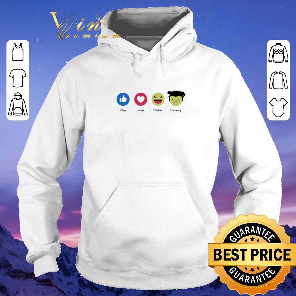 Premium Emoji Like love haha Heresy shirt sweater 4 - Premium Emoji Like love haha Heresy shirt sweater