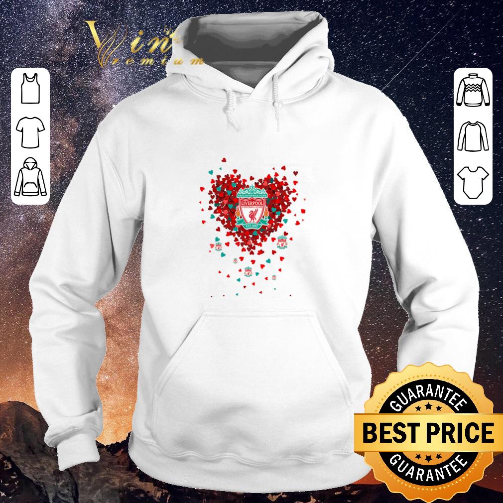 Premium Love Liverpool Football Club tiny hearts shape shirt sweater 4 - Premium Love Liverpool Football Club tiny hearts shape shirt sweater