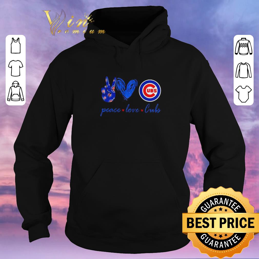 Premium Peace love Chicago Cubs logo shirt sweater Premium Peace love Chicago Cubs logo shirt sweater 4 - Premium Peace love Chicago Cubs logo shirt sweater