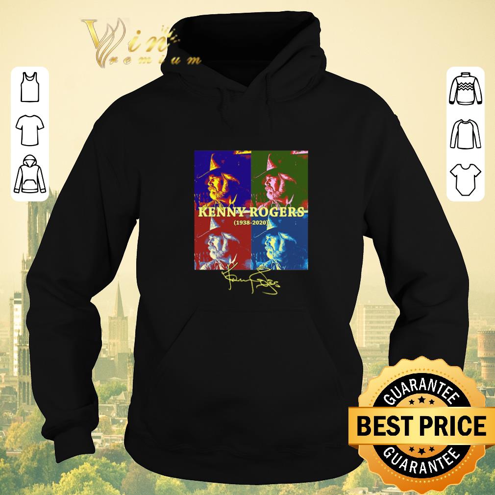 Premium Rest In Peace Kenny Rogers 1938 2020 signature shirt sweater 4 - Premium Rest In Peace Kenny Rogers 1938 2020 signature shirt sweater