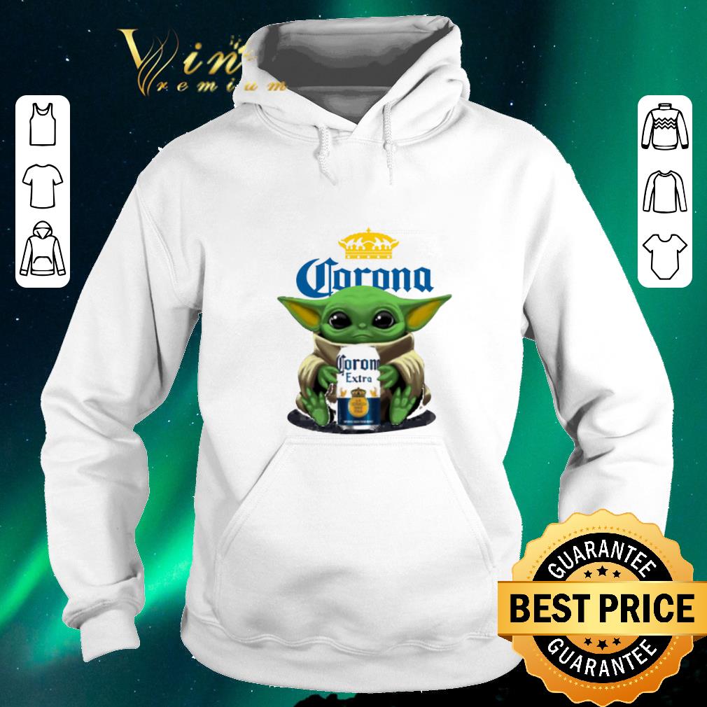 Top Baby Yoda Hug Corona Extra Beer shirt sweater 4 - Top Baby Yoda Hug Corona Extra Beer shirt sweater