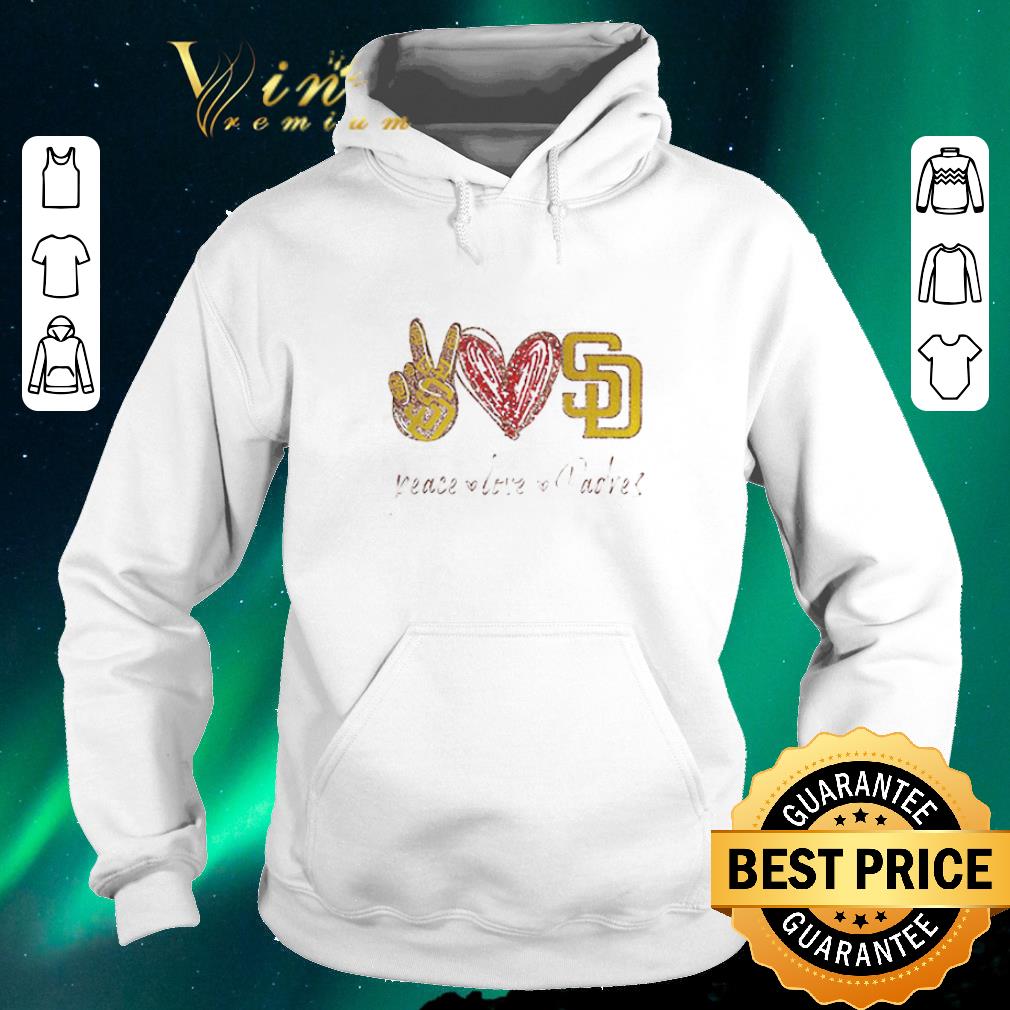 Top Diamond Peace Love San Diego Padres Logo shirt sweater 4 - Top Diamond Peace Love San Diego Padres Logo shirt sweater