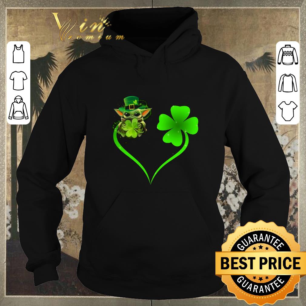 Top Love Baby Yoda and shamrock St. Patrick's day shirt sweater Top Love Baby Yoda and shamrock St Patrick s day shirt sweater 4 - Top Love Baby Yoda and shamrock St. Patrick's day shirt sweater