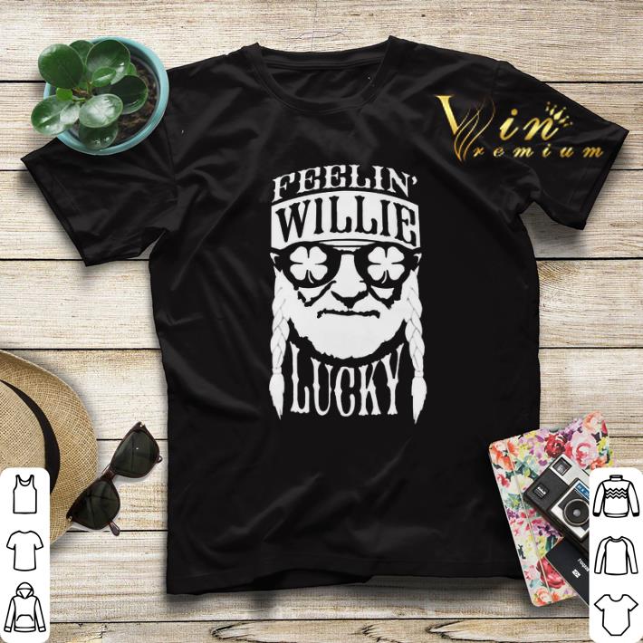 Willie Nelson Feelin' Willie Lucky St. Patrick's day shirt Willie Nelson Feelin Willie Lucky St Patrick s day shirt 4 - Willie Nelson Feelin' Willie Lucky St. Patrick's day shirt