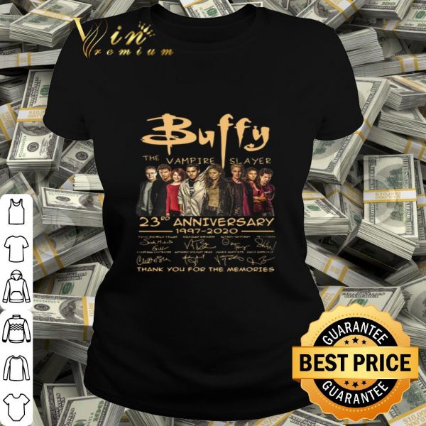 Buffy The Vampire Slayer 23rd anniversary 1997-2020 all signature shirt