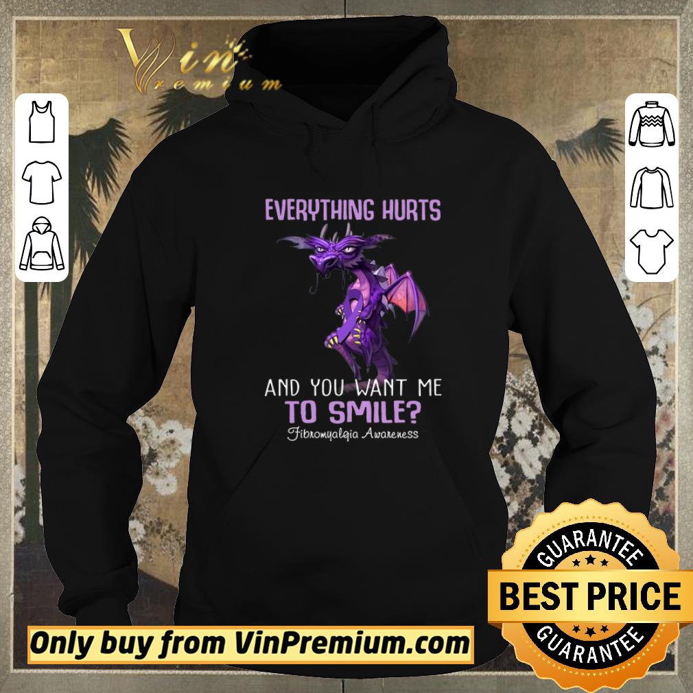 03b7ada0 awesome dragon everything hurts and you want me to smile fibromyalgia awareness shirt sweater 4 - Awesome Dragon Everything Hurts And You Want Me To Smile Fibromyalgia Awareness shirt sweater