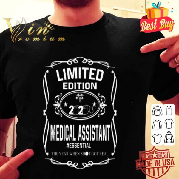 Limited Edition 2020 Medical assistant #essential Covid-19 shirt