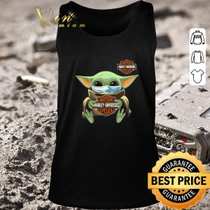 Top Baby Yoda mask Motor Harley-Davidson Cycles Coronavirus shirt 1 Top Baby Yoda mask Motor Harley-Davidson Cycles Coronavirus shirt 1