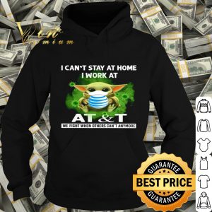 Baby Yoda mask i can’t stay at home i work at AT&T Coronavirus shirt