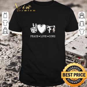 Awesome Version Peace sign love Cows shirt
