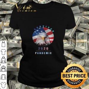 Eagle American Flag Survived 2020 Corona Virus Pandemic shirt