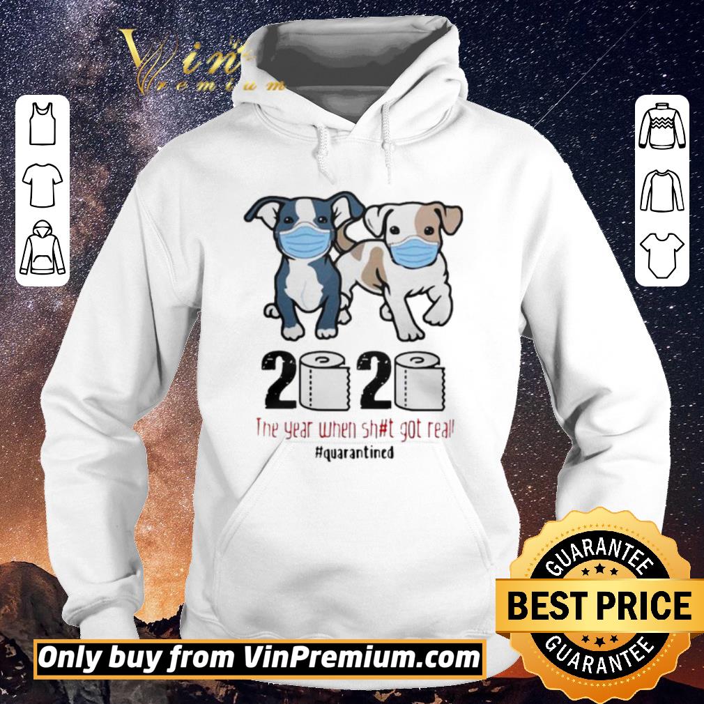 11d00287 awesome pit bull 2020 the year when shit for real quarantined shirt sweater 4 - Awesome Pit Bull 2020 The Year When Shit For Real Quarantined shirt sweater