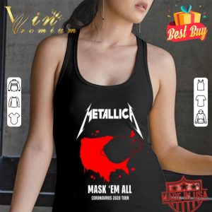 America Metallica Mask ‘Em All Coronavirus 2020 tour shirt