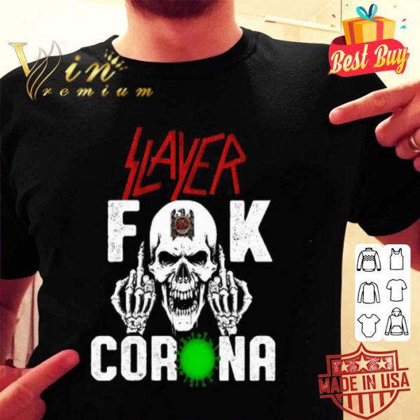 Skull Slayer Fuck Coronavirus shirt