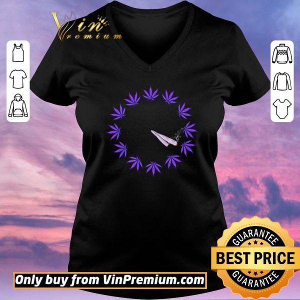 Hot Cannabis Clock shirt sweater