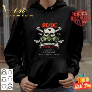 Skull ACDC 2020 Pandemic Covid-19 In Case Of Emergency shirt