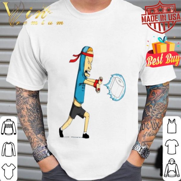Beavis Son Goku Kamehameha Toilet Paper shirt