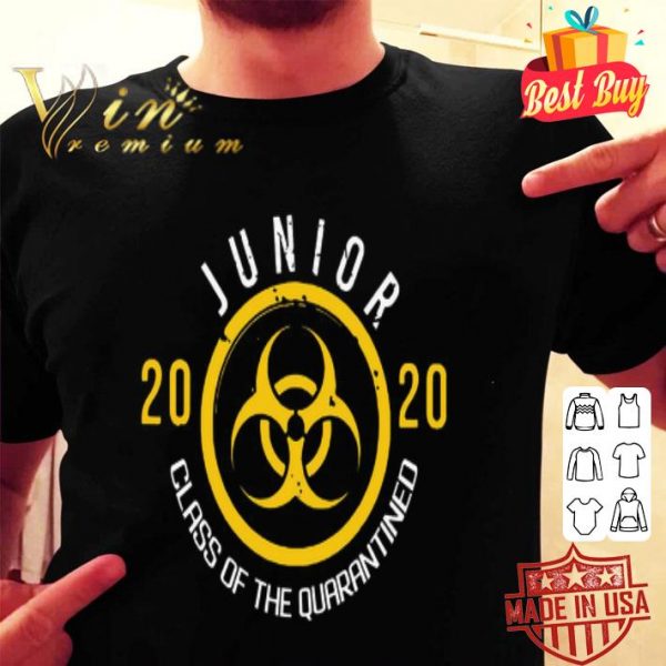 Biohazard Symbol Junior 2020 Class of the Quarantined shirt