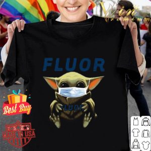 Baby Yoda mask Fluor Coronavirus shirt