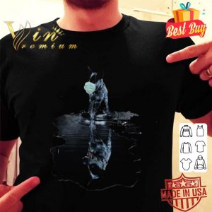 Australian Cattle dog mask reflection water mirror shirt