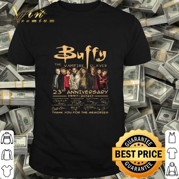 Buffy The Vampire Slayer 23rd anniversary 1997-2020 all signature shirt