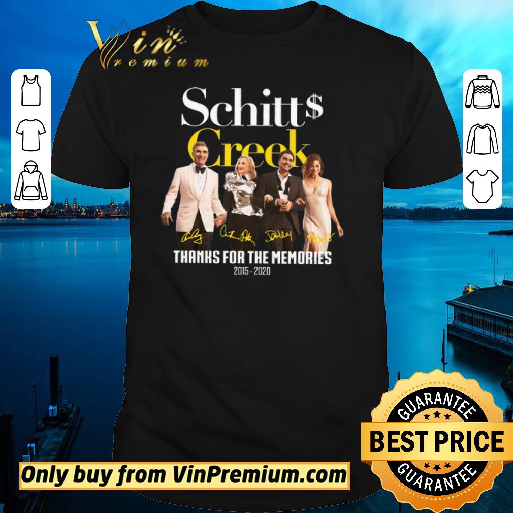 Hot Schitt Creek Signature Thanks For The Memories 2015 2020 shirt sweater Hot Schitt Creek Signature Thanks For The Memories 2015 2020 shirt sweater