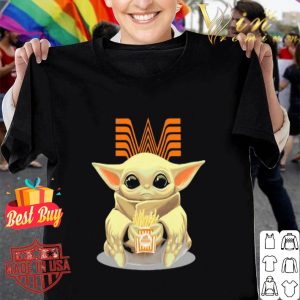 Baby Yoda hug Whataburger Star Wars Mandalorian shirt