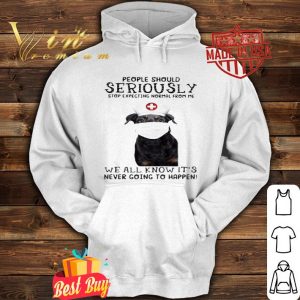 Dog mask people should seriously stop expecting normal from me shirt